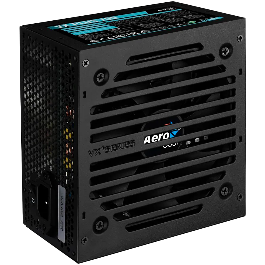Sursa Aerocool VX Plus Stealth 700 700W neagra, eficienta 82%,