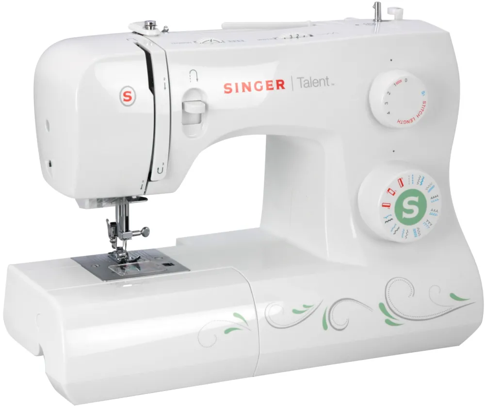 Singer Talent 3321 - sewing machine - white