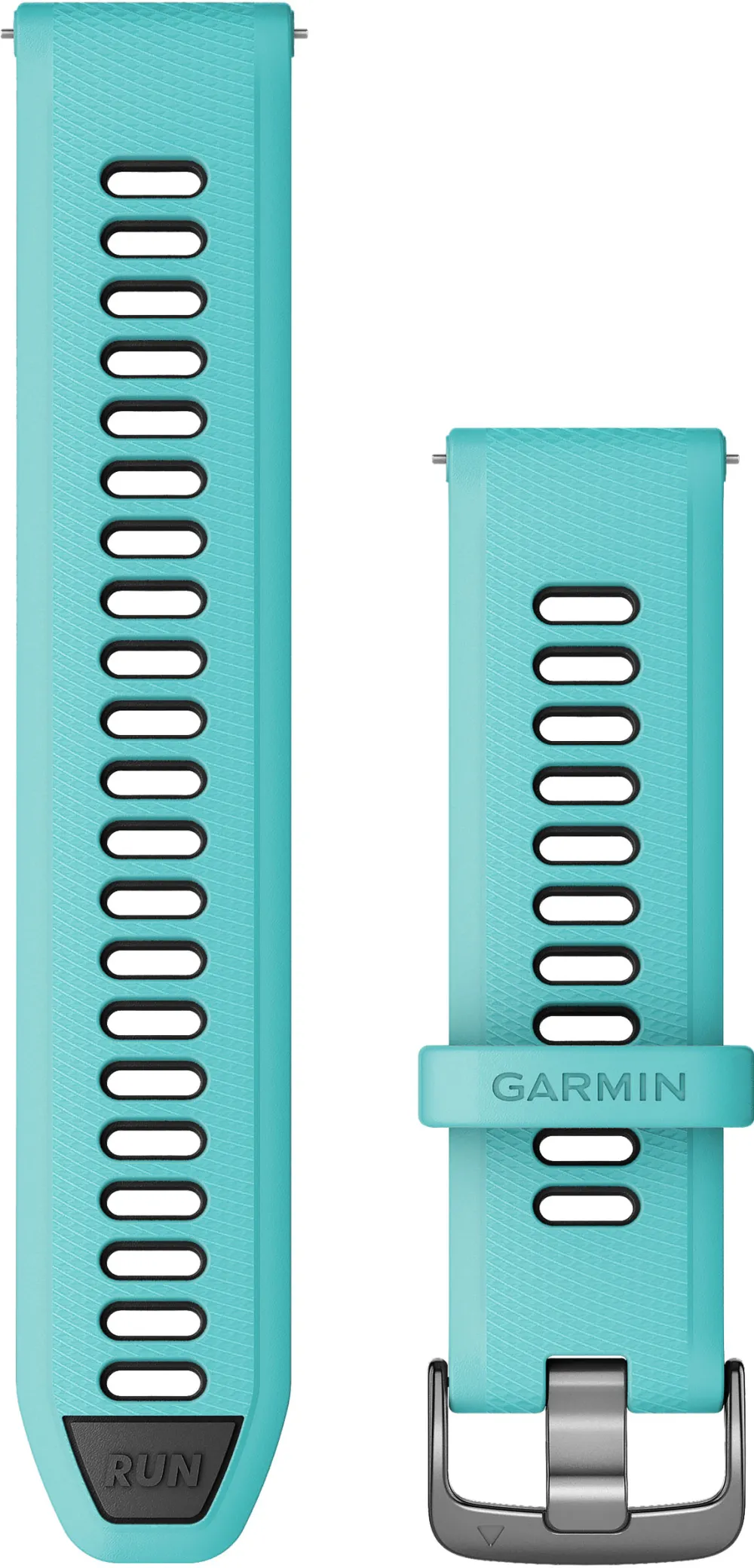 Garmin - curea silicon - Quick Release 22 - Aqua/Neagra cu carcasa argintie