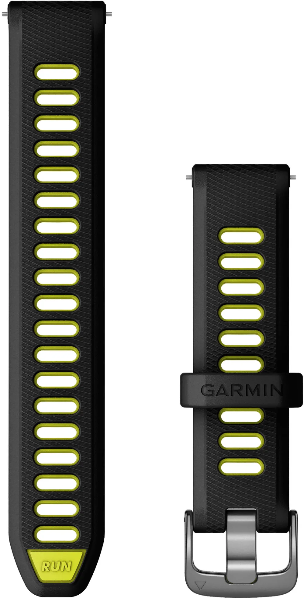 Garmin - curea silicon - Quick Release 18 - Negru | Silicon galben amp, carcasa slate