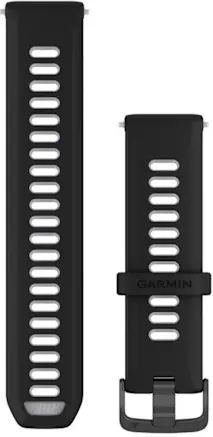 Garmin - curea silicon - Quick Release 22 - Negru I Whitestone transparent cu Carcasa slate