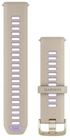 Garmin - curea silicon - Quick Release 22 - French Grey I Indigo transparent cu Componente Soft Gold