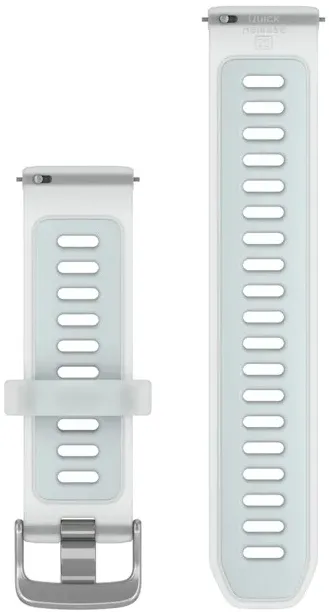 Garmin - curea silicon - Quick Release 20 - Whitestone translucid I Cloud blue cu hardware argintiu