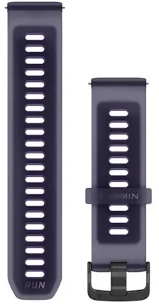 Garmin - curea silicon - Quick Release 22 - Mov imperial translucid I Indigo cu carcasa slate