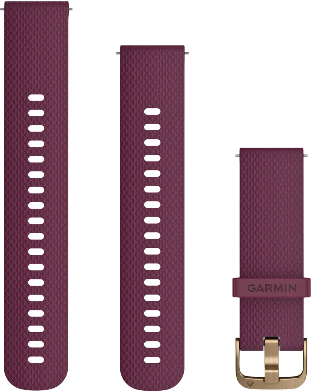 Garmin - curea silicon - Quick Release 20 - merlot/gold