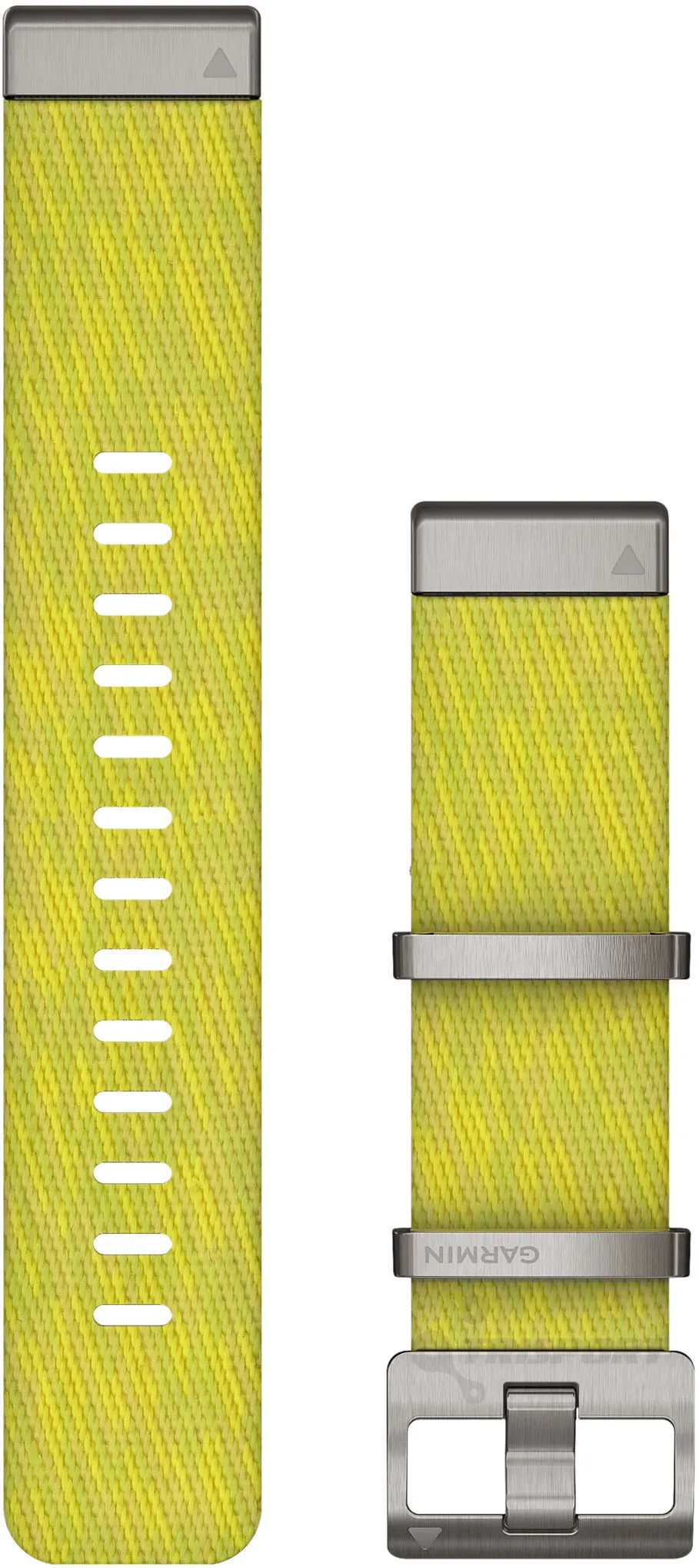 Garmin - curea nailon - QuickFit 22 - MARQ Jacquard-Wave - yellow/green nylon