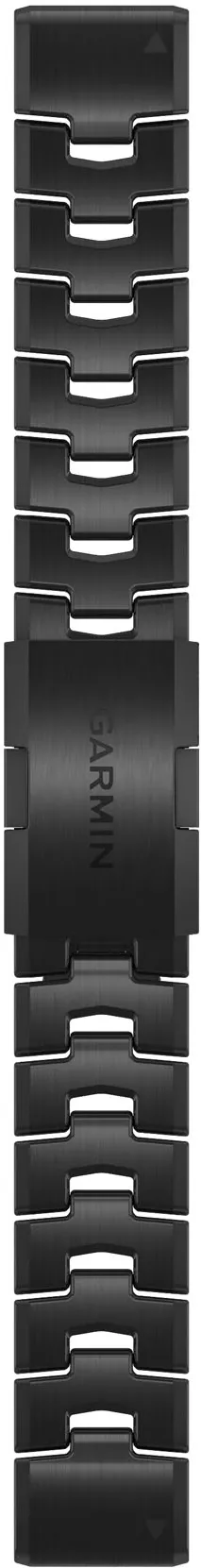 Garmin - curea metalica - QuickFit 22 - Vented Titanium Bracelet with Carbon Gray DLC Coating