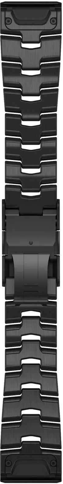 Garmin - curea metalica - QuickFit 26 - Titanium Vented Bracelet with Carbon Gray DLC Coating