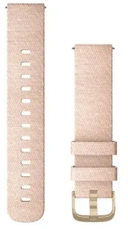 Garmin - curea nailon - Quick Release 20 - Blush Pink I Light Gold