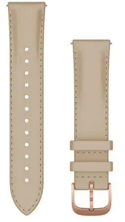 Garmin - curea piele - Quick Release 20 - Italian Leather | Light Sand