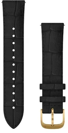 Garmin - curea piele - Quick Release 20 - Italian Leather | Black Embossed