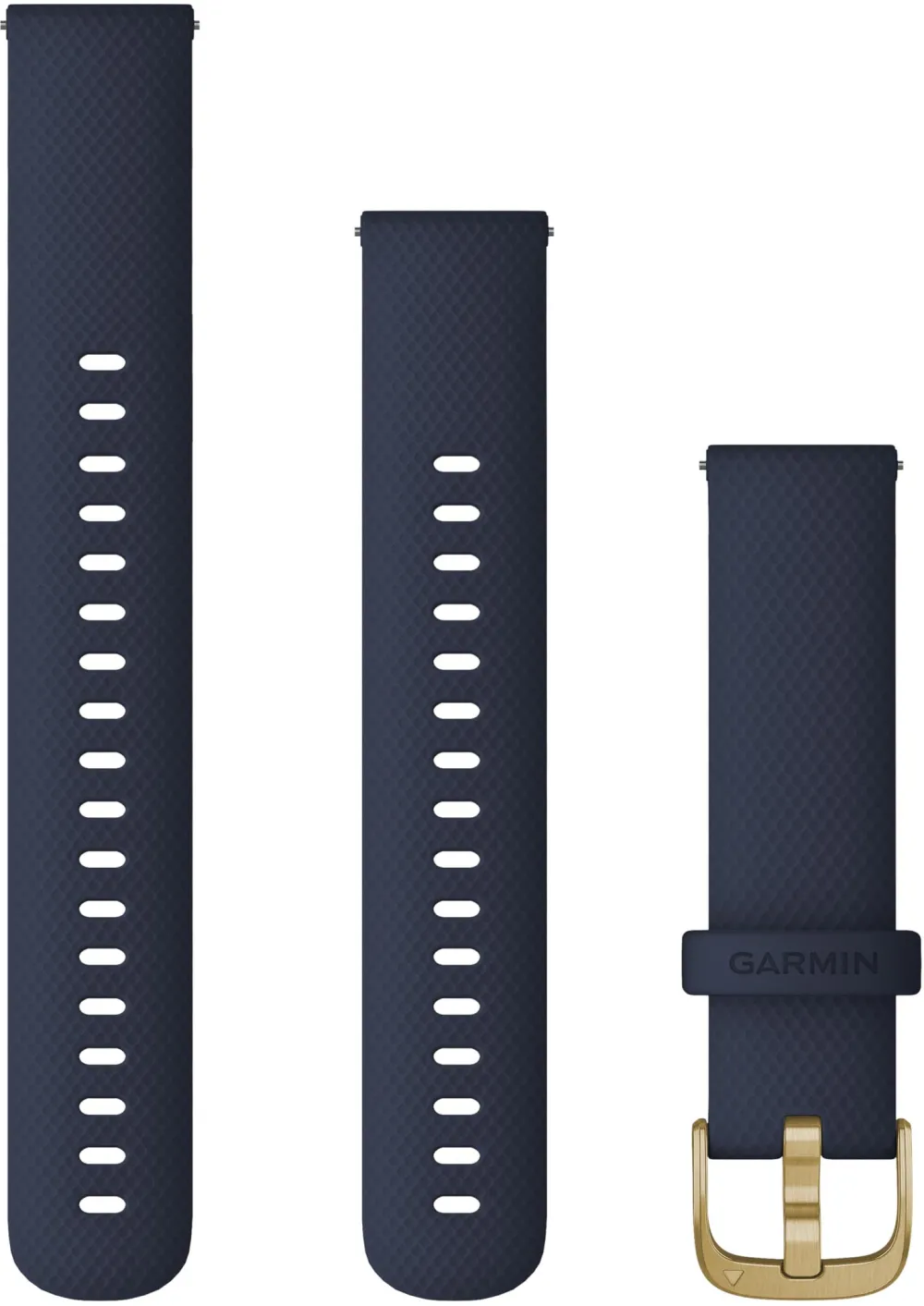 Garmin - curea silicon - Quick Release 18 - Blue/Light gold