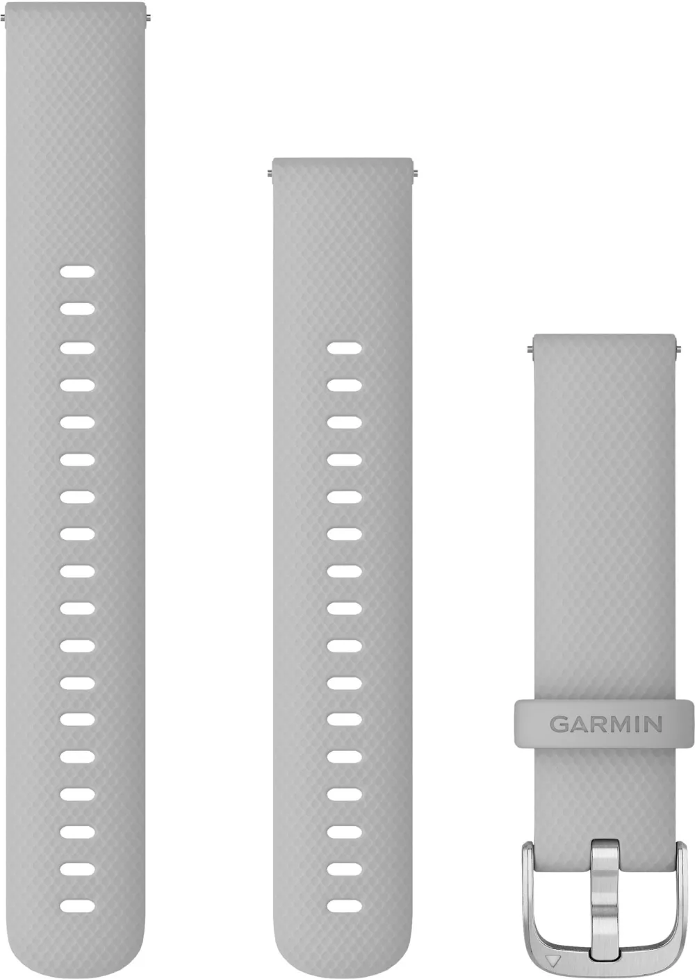 Garmin - curea silicon - Quick Release 18 - mist grey-silver