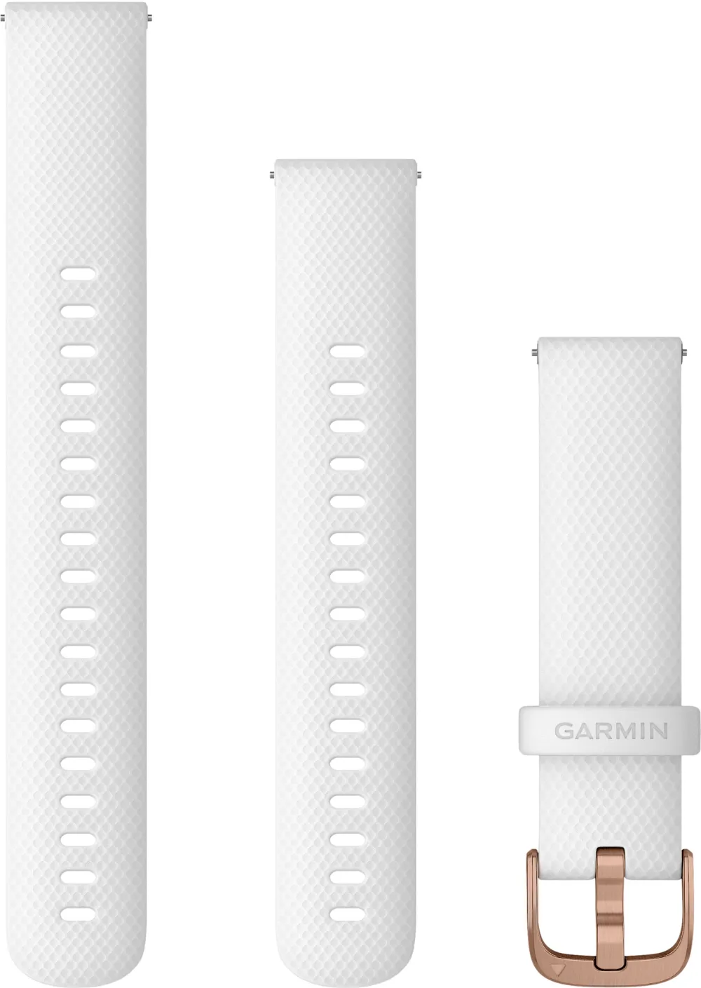 Garmin - curea silicon - Quick Release 18 - white/rose gold
