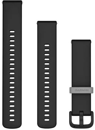 Garmin - curea silicon - Quick Release 20 - Negru