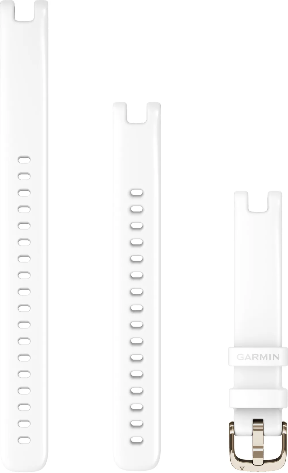 Garmin - curea silicon - Lily - 14 mm - white/cream gold hardware