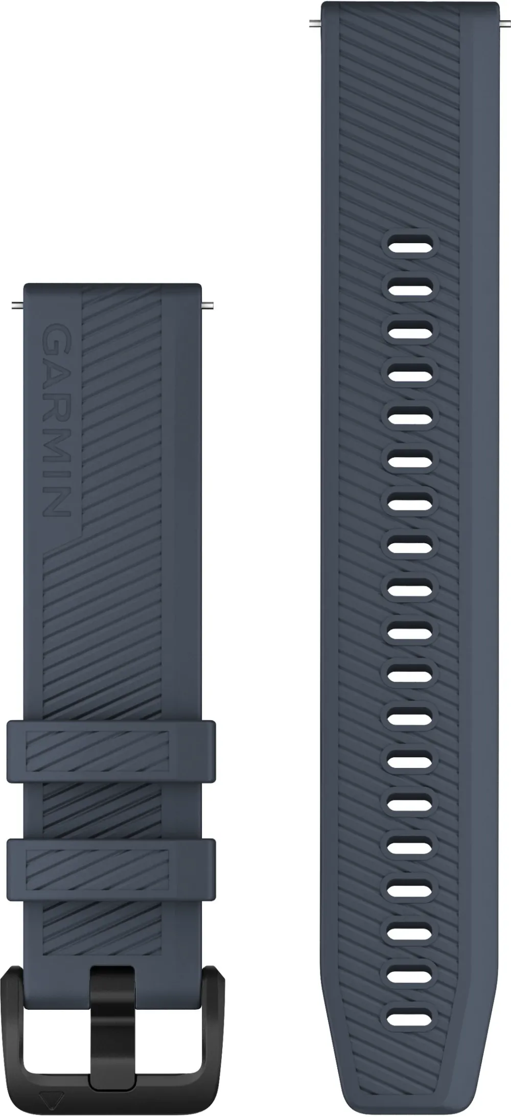 Garmin - curea silicon - Quick release 20 - granite blue/black hardware