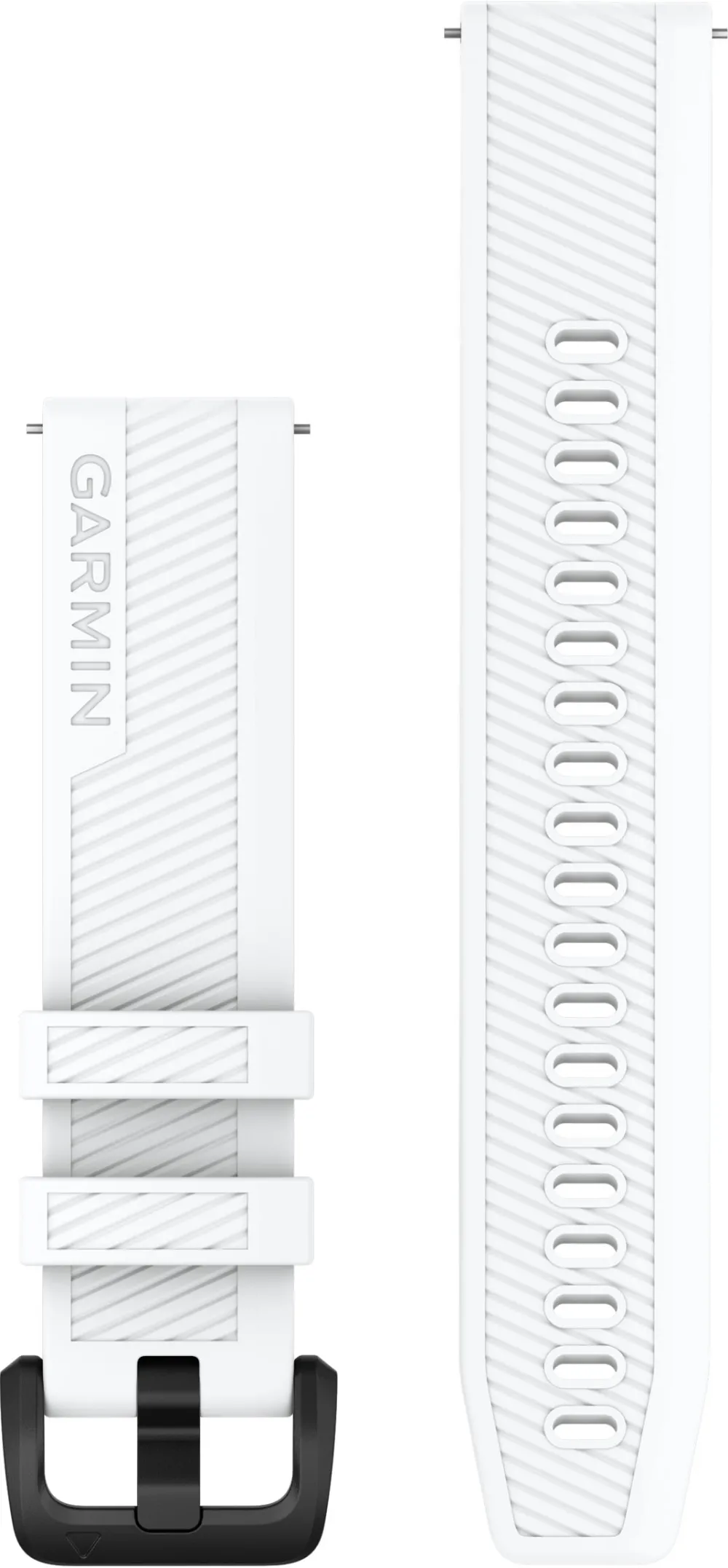 Garmin - curea silicon - Quick Release 20 - white/black hardware
