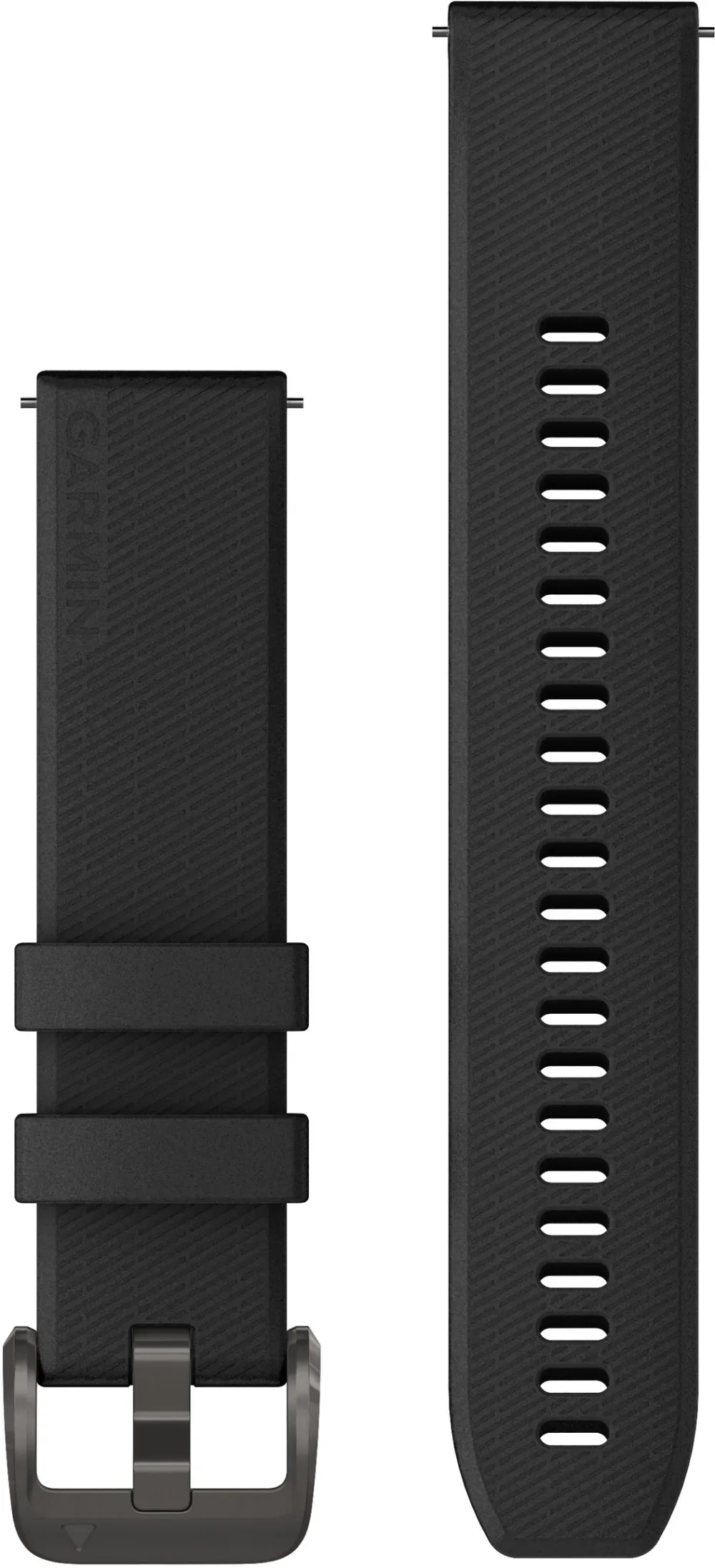 Garmin - curea silicon - Quick release 20 - black/black hardware