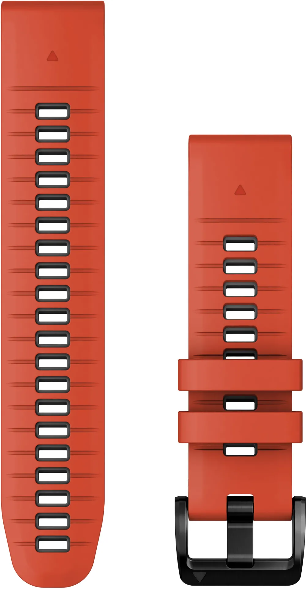 Garmin - curea silicon - QuickFit 22 watch band - Flame Red | Graphite