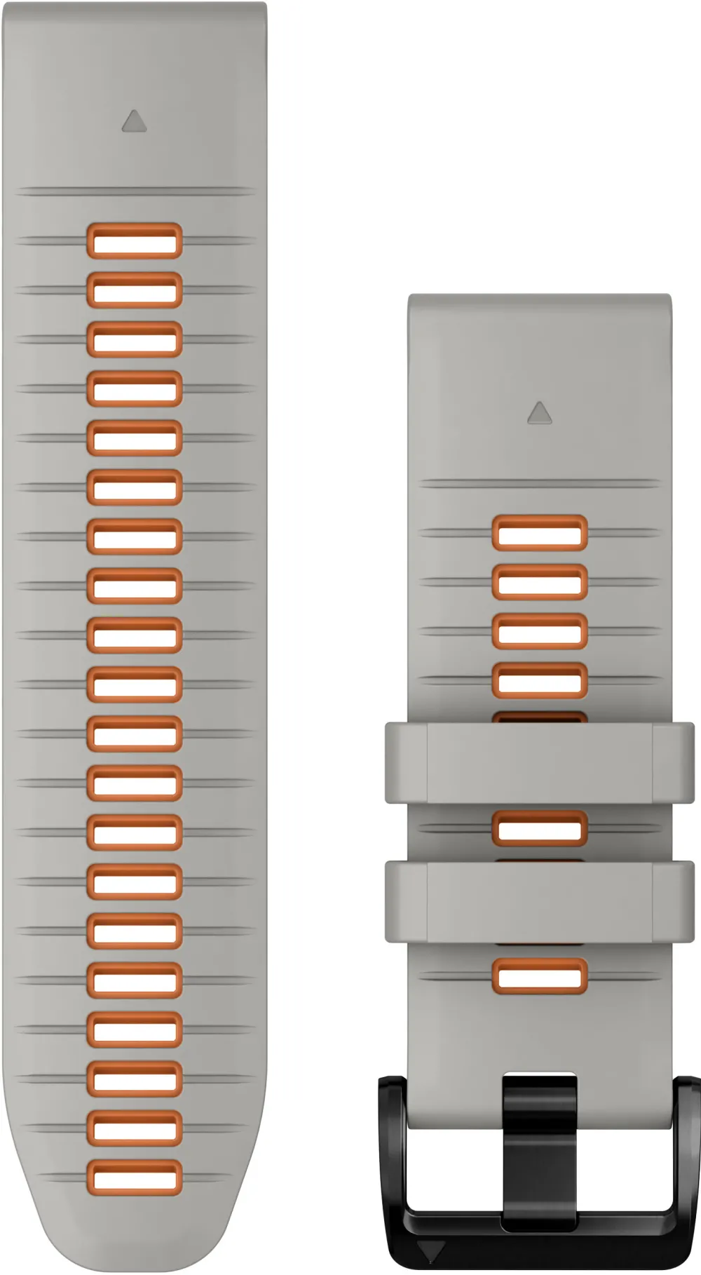 Garmin - curea silicon - QuickFit 26 - Fog Gray | Ember Orange
