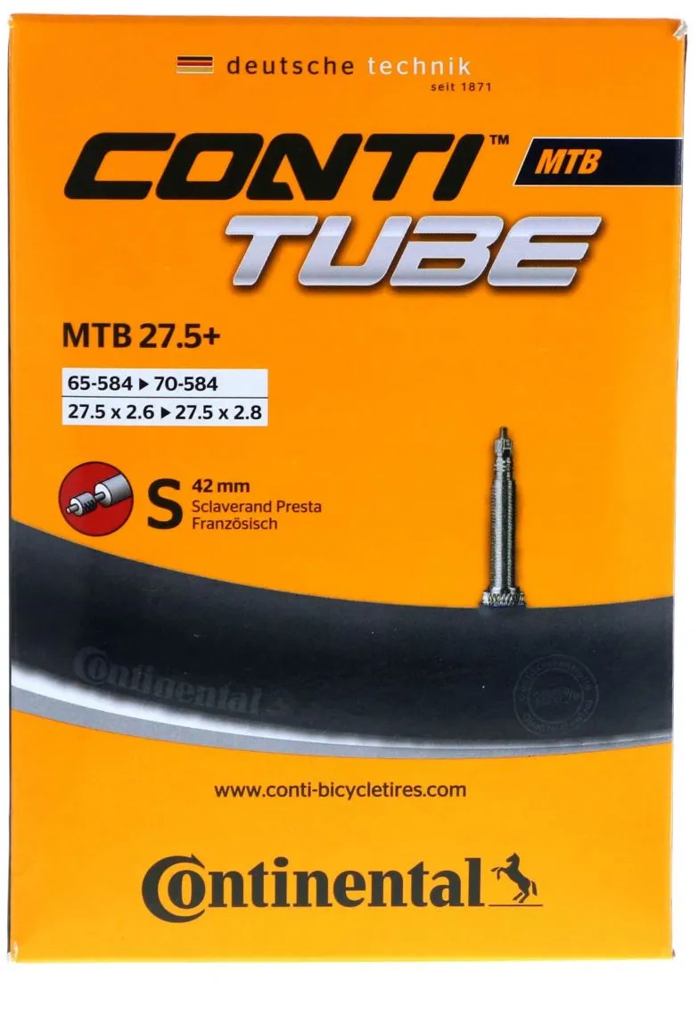 Continental - camera 27.5" - MTB 27.5 - 57/70-584 - 27.5x2.6/2.8 - valva presta 42mm