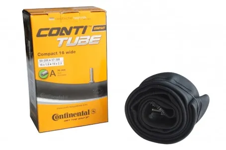 Continental - camera bicicleta copii 16" - Compact 16 Wide - 16"x1.9/2.3 - 50/57-305 - valva auto 34mm