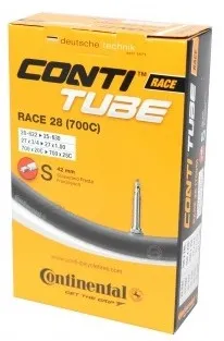 Continental - camera bicicleta 28" - Race 28 700C - 18/25-622/630 - 700x20C/25C - valva presta 42mm