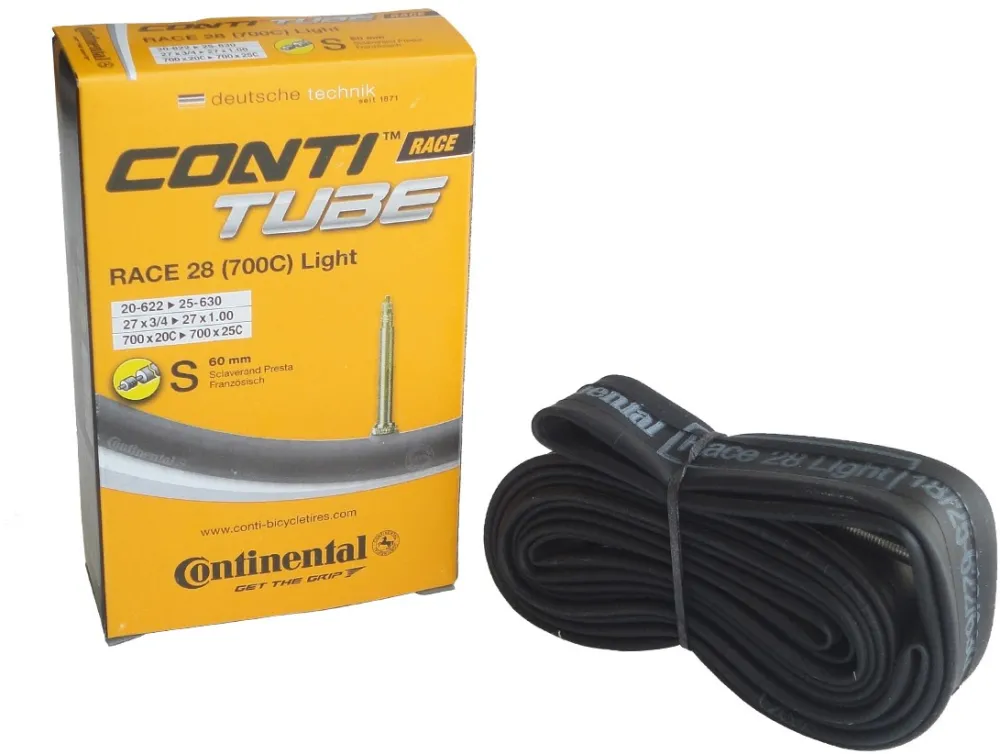 Continental - camera bicicleta 28" - Race 28 Light - 20/25-622/630 - 27x3/4-1.0, S42