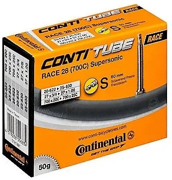 Continental - camera bicicleta 28" - Race 28 Supersonic - 20/25-622/630 - 700x20C/25C - valva presta 42mm