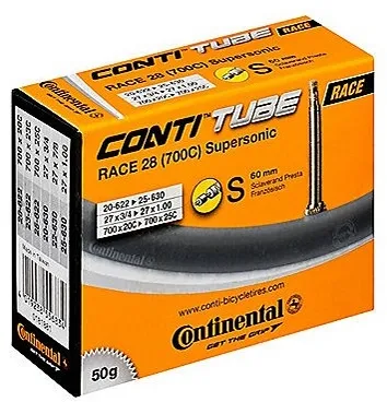 Continental - camera bicicleta 28" - Race 28 Supersonic - 20/25-622/630 - 700x20C/25C - valva presta 60mm