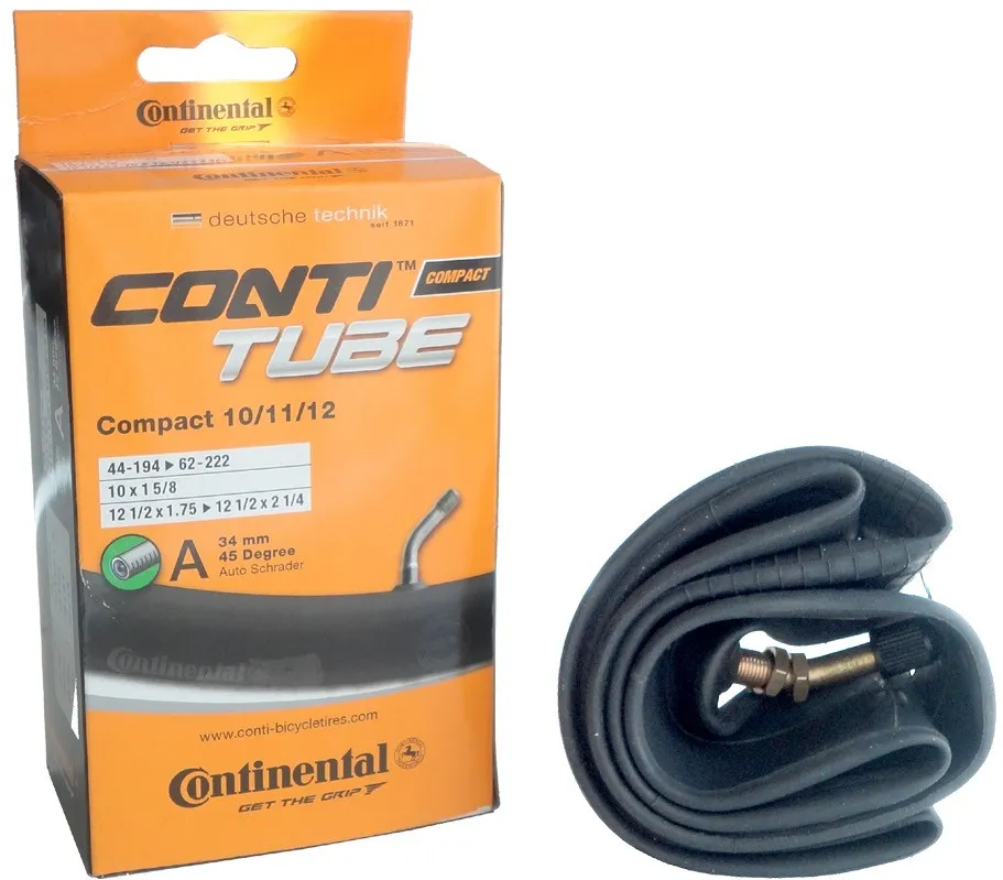 Continental - camera bicicleta - Compact - 10/11/12"  x1.75 - 194/222 - 44/62 A 45deg