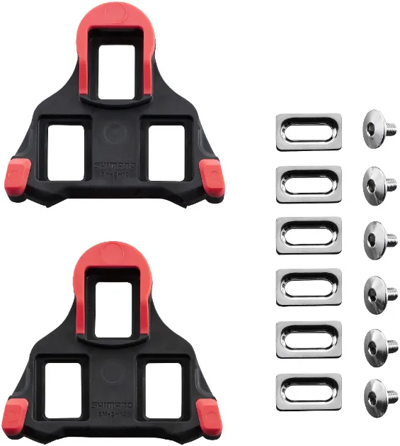 Shimano - placute pedale sosea SPD-SL - SM-SH10 rosii 0 grade