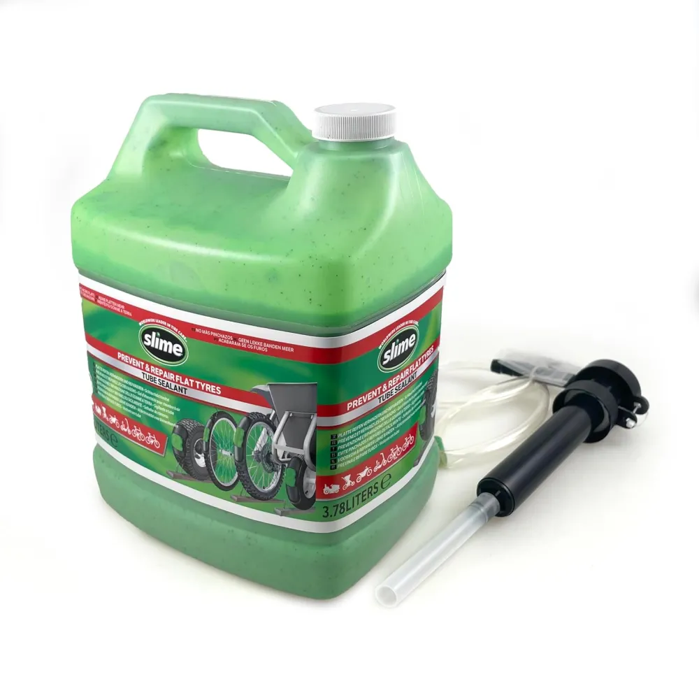 Slime - lichid antipana - inner tubeless sealant galloon - 3.8l - with pump