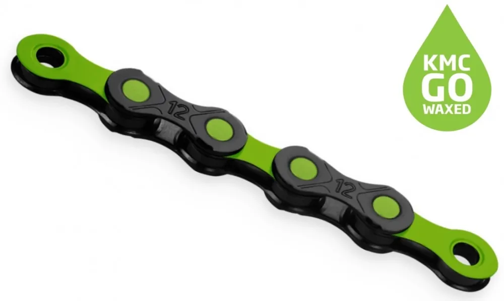 KMC - lant - 12 viteze - DLC 12 Apple I Green - 126 zale ceruit