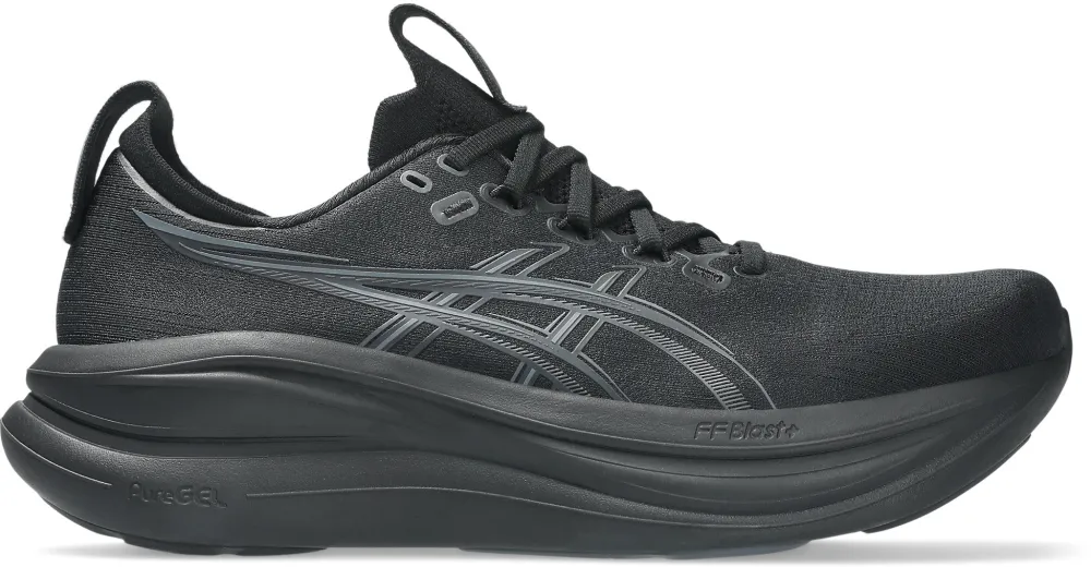 ASICS - pantofi alergare - Gel-Nimbus 28 - Black | Grey - 46