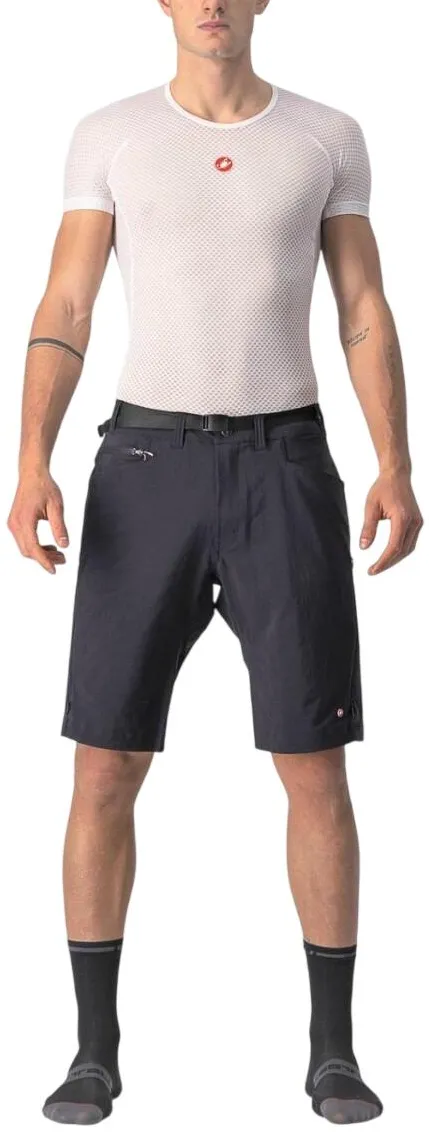 Castelli - pantaloni ciclism scurti largi - Unlimited Trail Baggy Short - negru - M