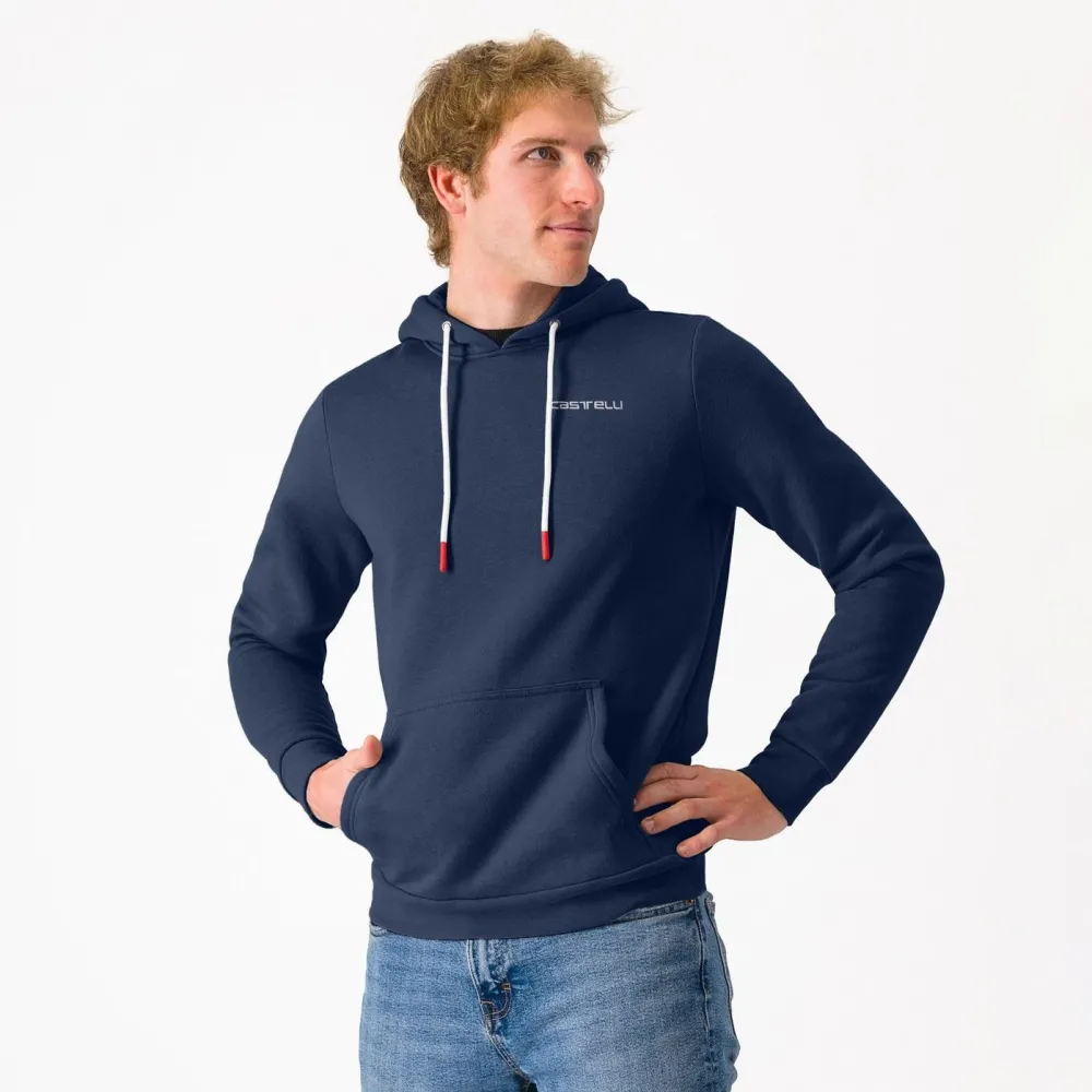 Castelli - hanorac - Classico Hoodie - indigo - XXL