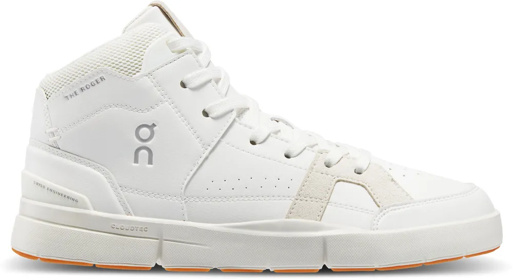 On - pantofi sport - THE ROGER Clubhouse Mid W - White | Sand - 40