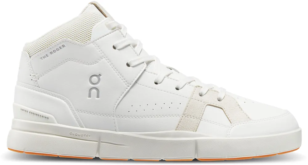On - pantofi sport - THE ROGER Clubhouse Mid M - White | Sand - 45