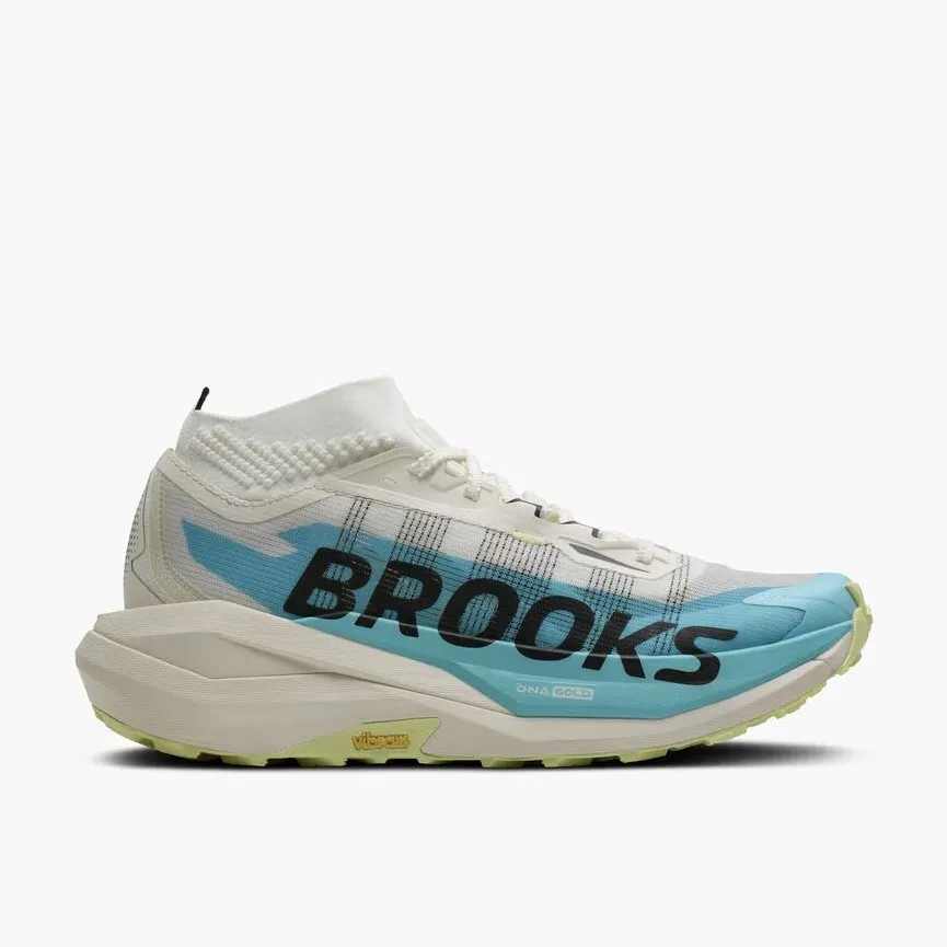 Brooks - pantofi alergare trail - Cascadia Elite - blue Star White/Bluefish/Black - 42