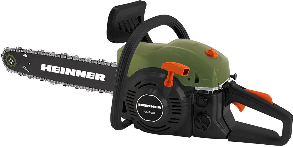 Drujba (motofierastrau) cu lant pe benzina VMF004, 2.4 CP, 45 CC, 1800 W, 40 cm lungime lama, easy start, 0.56 l benzina