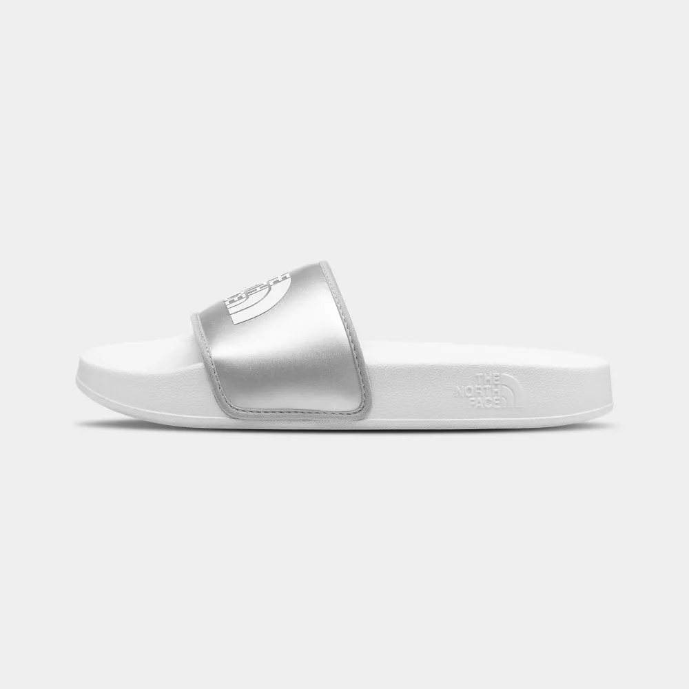 The North Face - slapi femei - Base Camp Slides III W - Metallic Silver | TNF White - 39