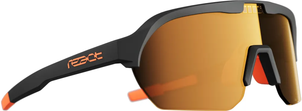 React Swiss - ochelari soare electrofotocromatici - OPTRAY - ruby - negru | portocaliu