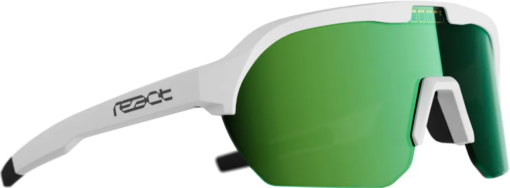 React Swiss - ochelari soare electrofotocromatici - Optray - arc - alb | verde