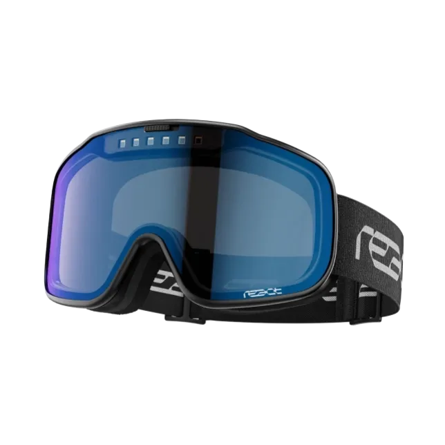 React Swiss - ochelari ski electrofotocromatici - Sight - sky - albastru cu rama neagra