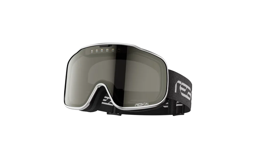React Swiss - ochelari ski electrofotocromatici - Sight - onyx/silver - rama silver