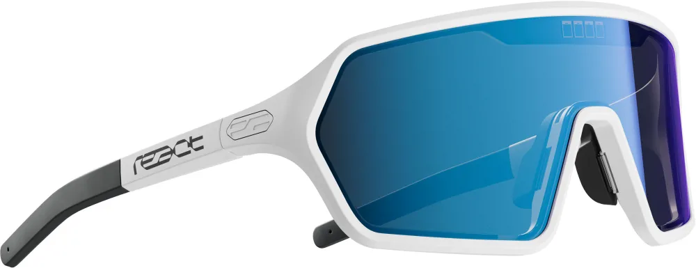 React Swiss - ochelari soare electrofotocromatici - Rev - sky - alb | albastru - S