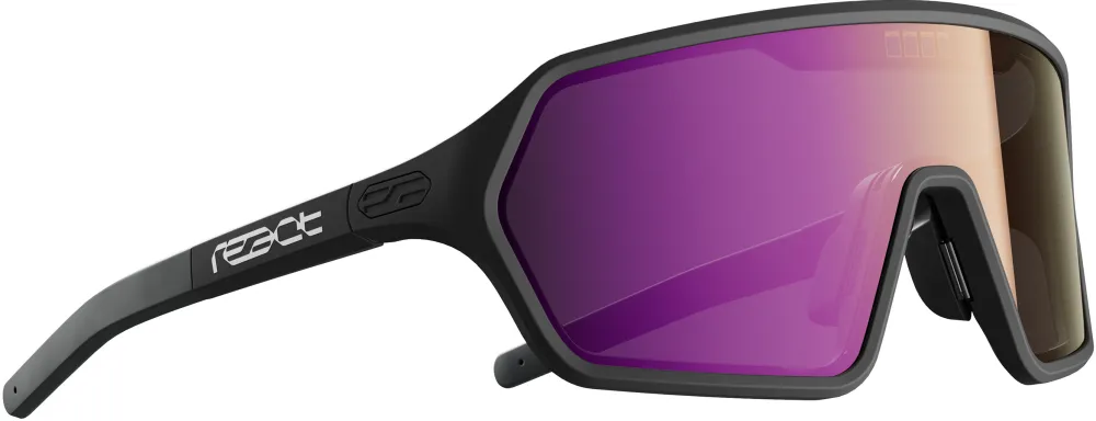 React Swiss - ochelari soare electrofotocromatici - Rev - nova - negru | mov - S