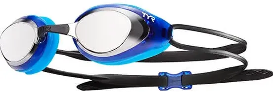 Ochelari inot performanta TYR Blackhawk Racing Goggles Mirrored argintiu-albastru